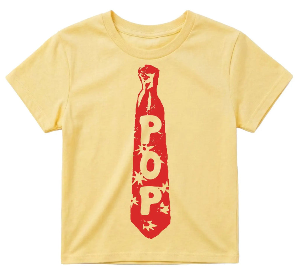 Vintage POP Soda Bottle Graphic T-Shirt | Retro Soft Drink Tee