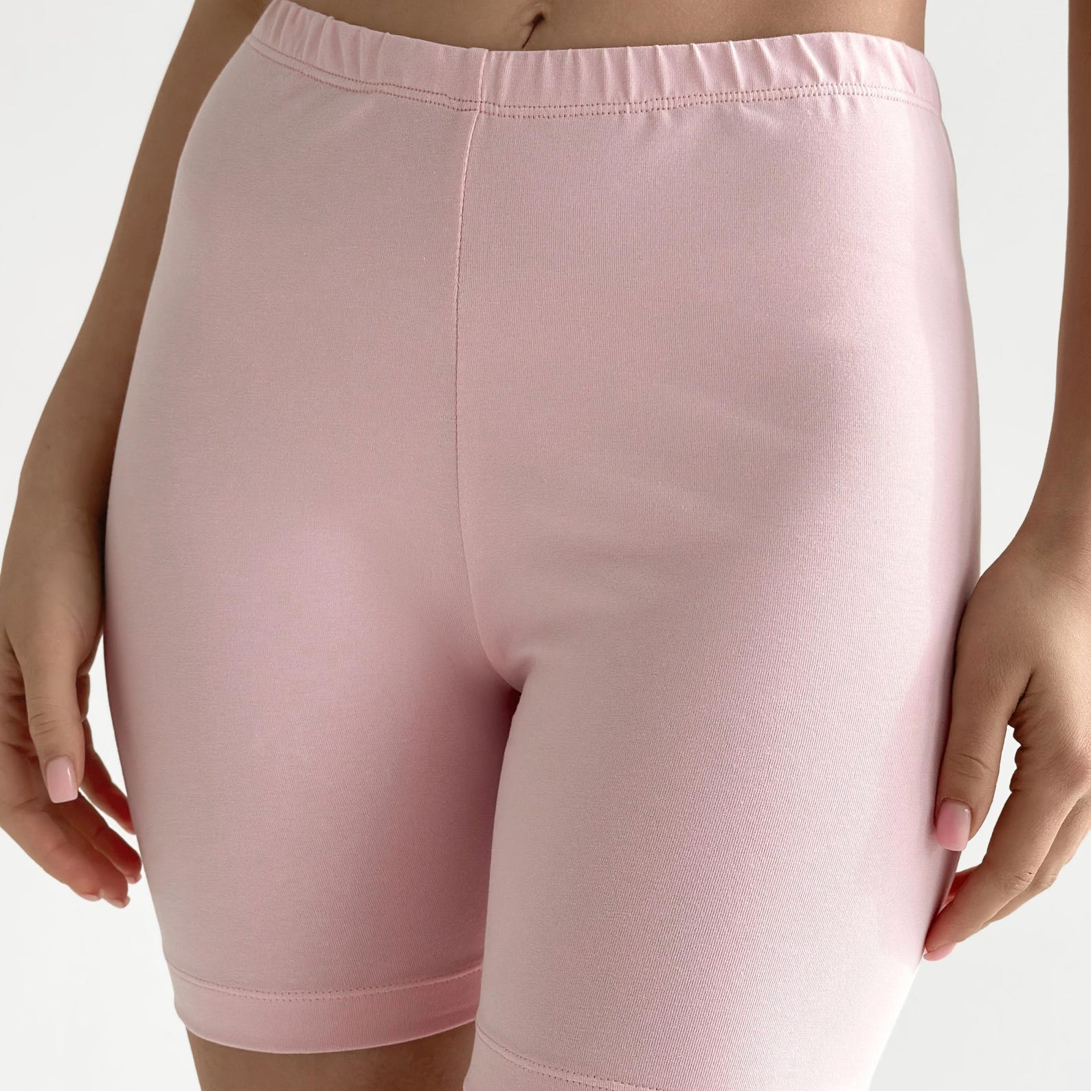 Women’s Cotton Blend Bike Shorts: Versatile Soft Sleep & Active Lounge Shorts