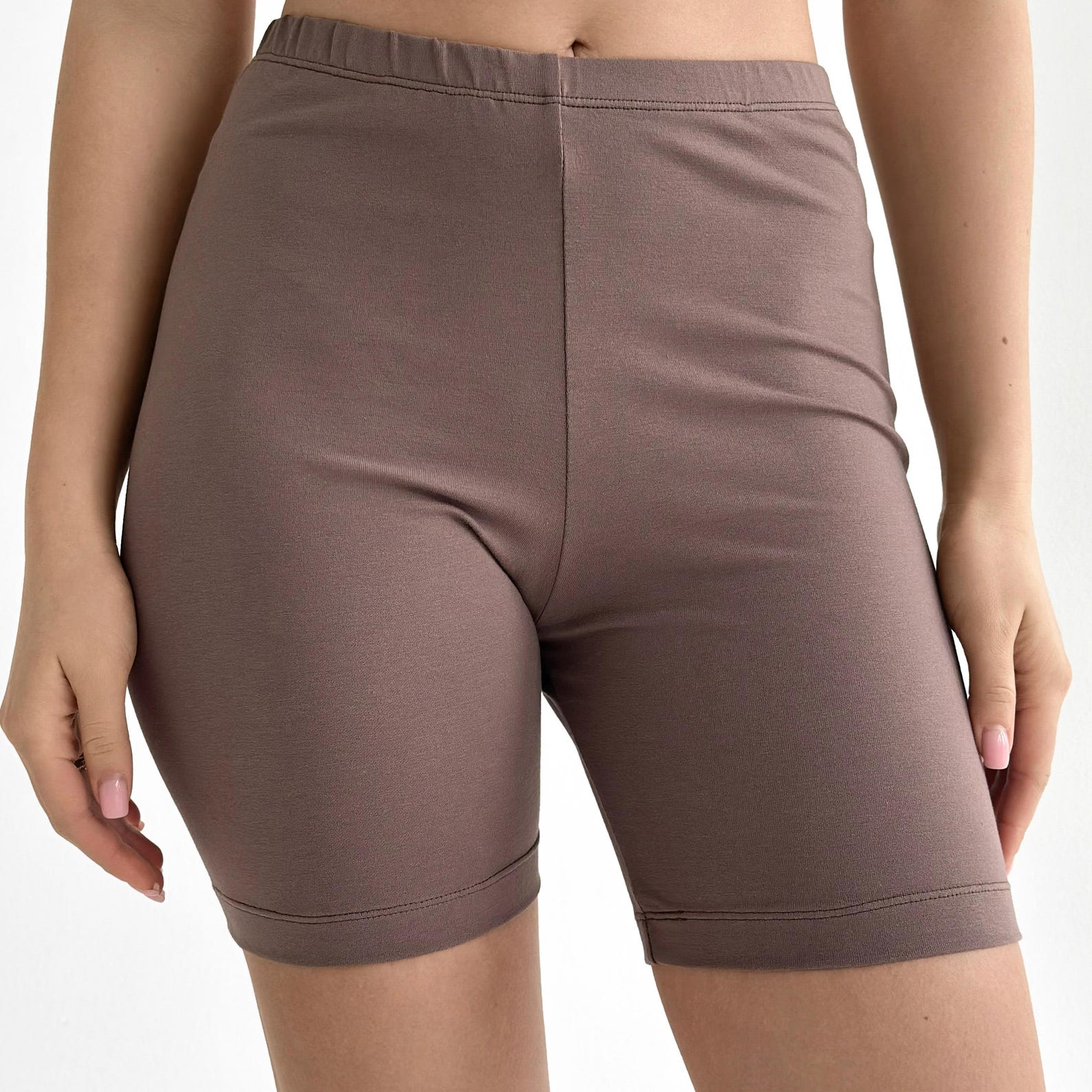 Women’s Cotton Blend Bike Shorts: Versatile Soft Sleep & Active Lounge Shorts