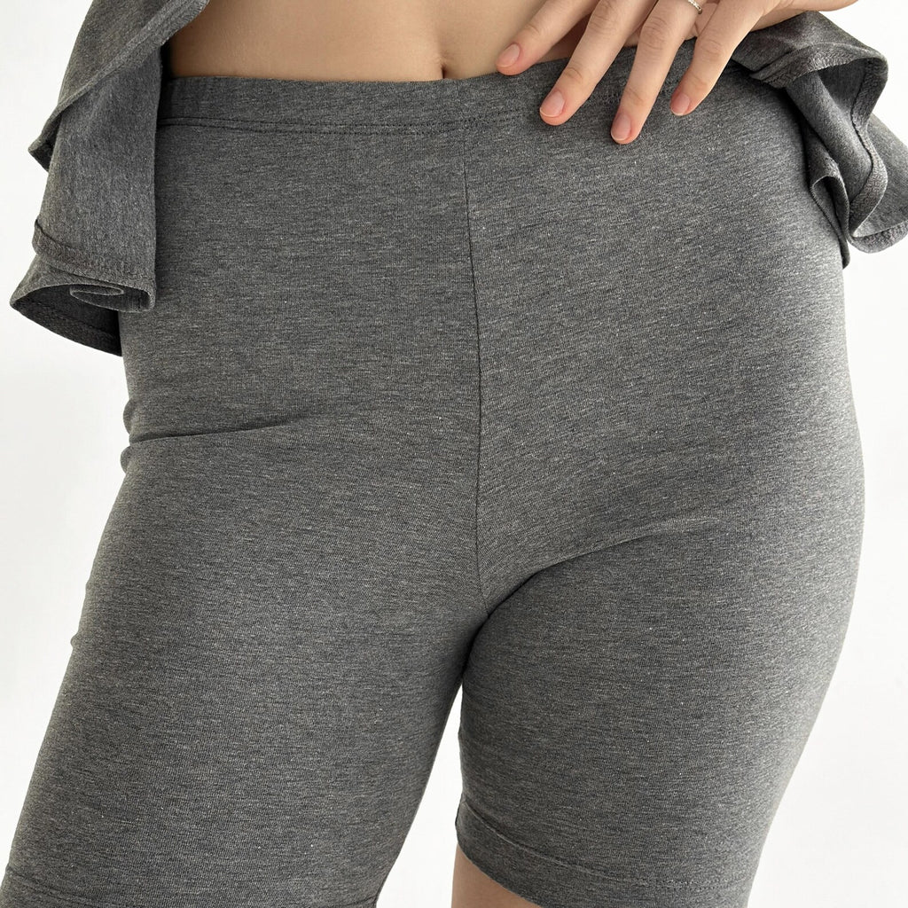 Women’s Cotton Blend Bike Shorts: Versatile Soft Sleep & Active Lounge Shorts