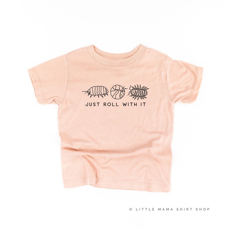 Just Roll With It - Short Sleeve Child Shirt | Bug Shirts | Insect Shirts | Kids Shirt