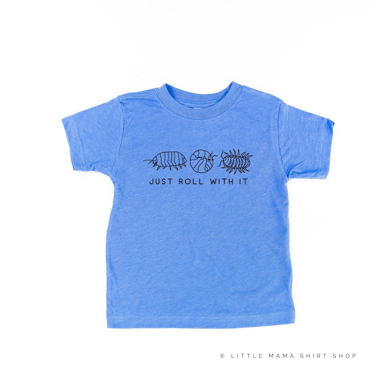 Just Roll With It - Short Sleeve Child Shirt | Bug Shirts | Insect Shirts | Kids Shirt