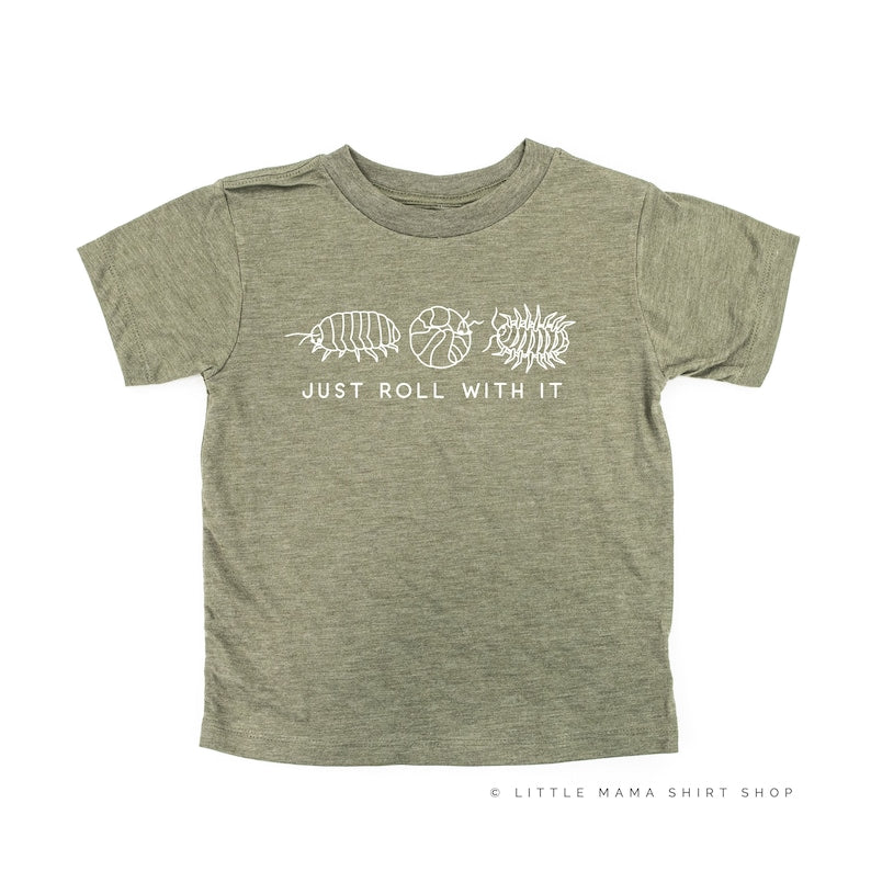 Just Roll With It - Short Sleeve Child Shirt | Bug Shirts | Insect Shirts | Kids Shirt