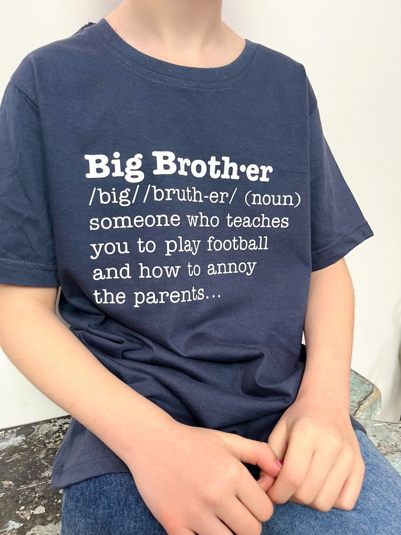 Big Brother Funny Definition T Shirt, Big brother Gift, Funny kids tee