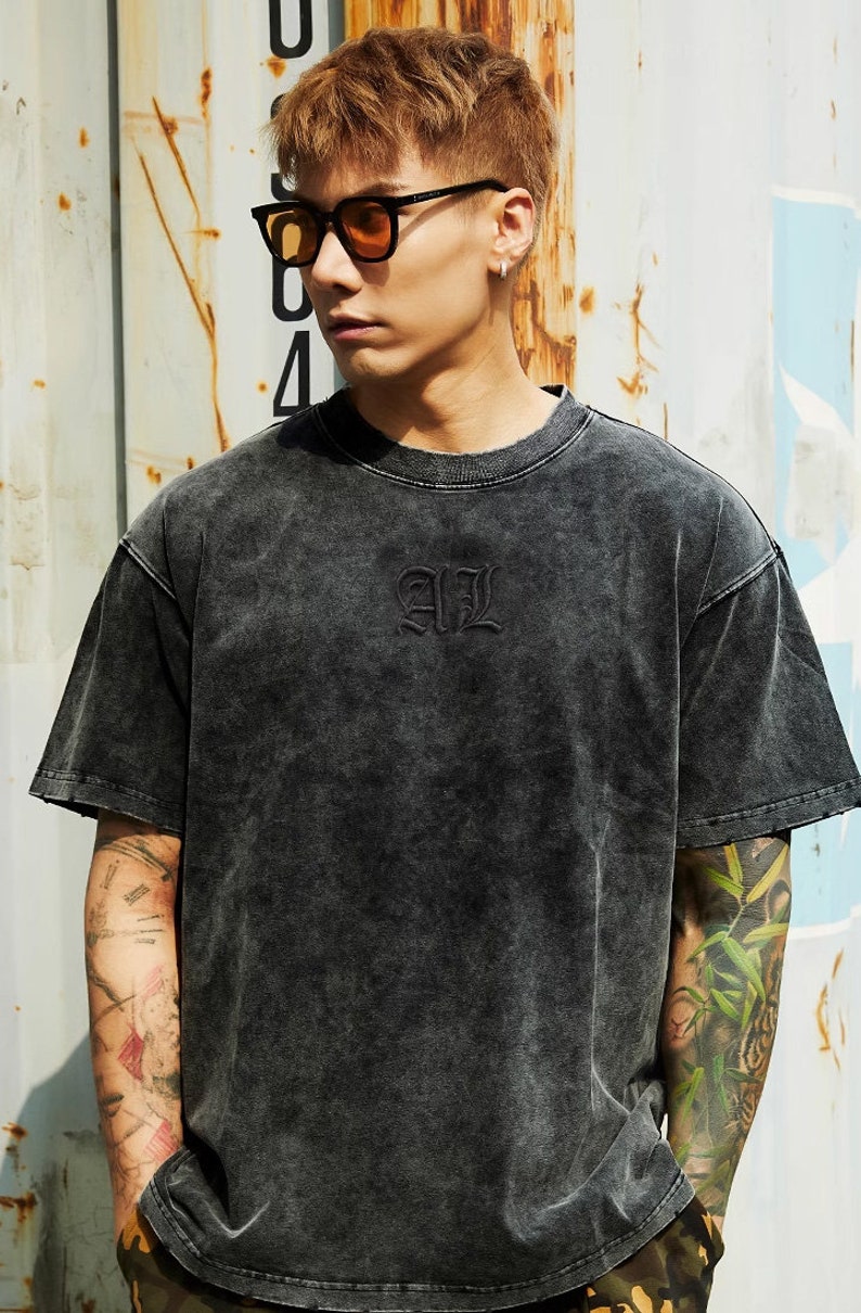 Custom T Shirt Personalized Embroidered T-Shirts Embroidered Tee Vintage Top Embroidered Tshirt