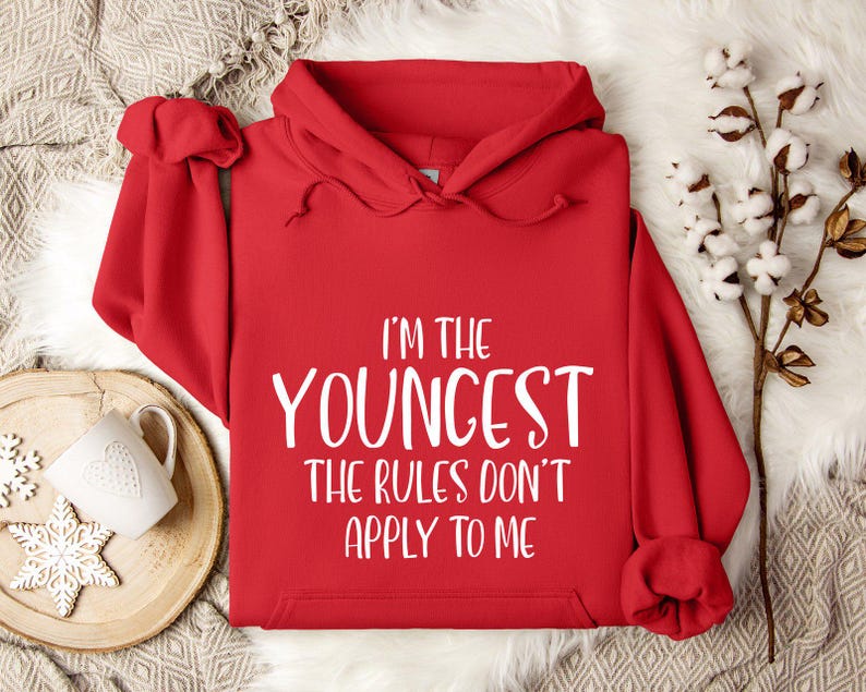 Family Custom Hoodie, Oldest Middle and Youngest Hoodie
