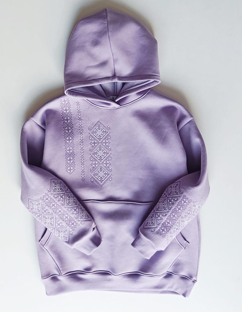 Ukrainian Hoodie With Embroidery, Ukraine Sweatshirt Vyshyvanka
