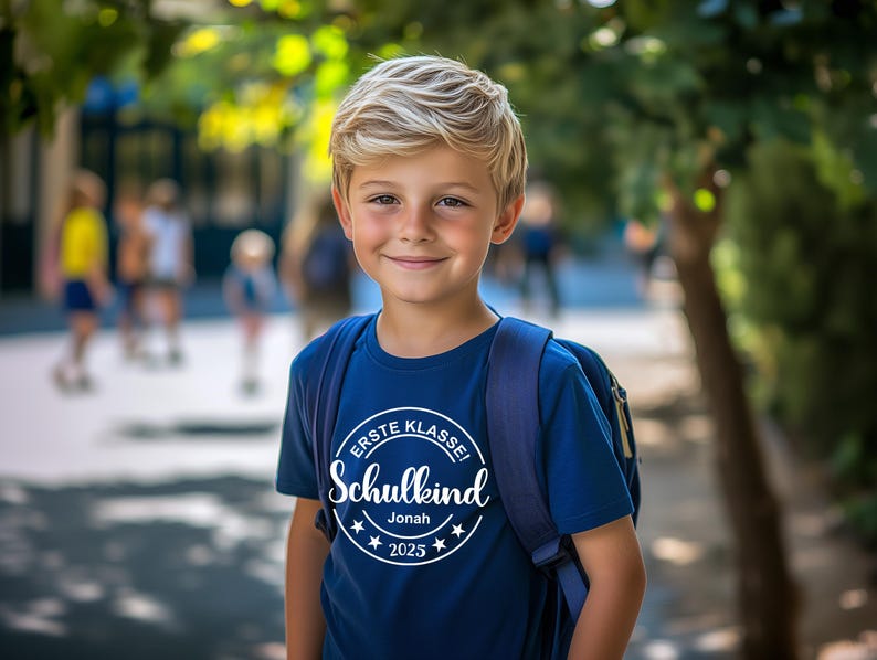 First Grader T-Shirt: Personalized T-shirt for children. Schoolchild 2026 T shirt