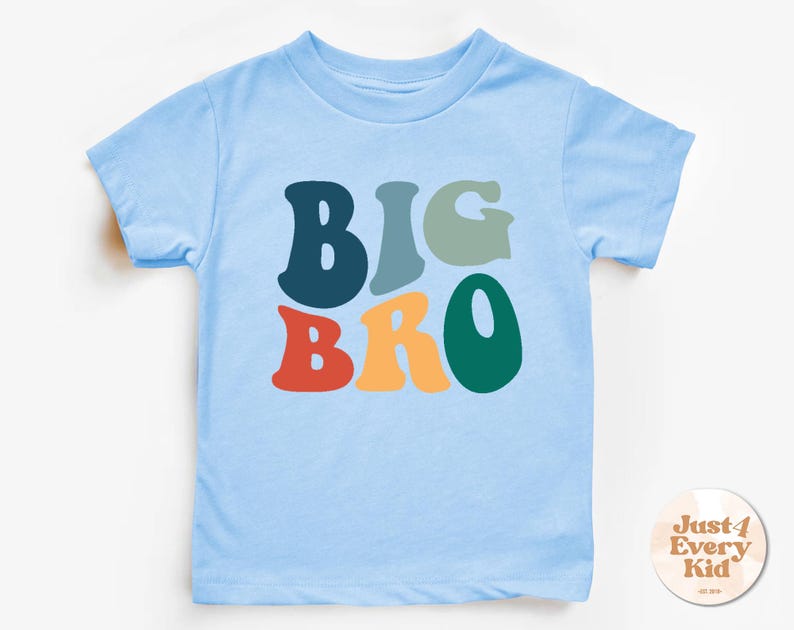 Big Bro Big Sis Lil Bro Lil Sis Matching Sibling Shirts, Retro Brother Sister T-Shirts