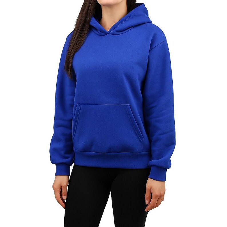Women’s Cozy Fleece Hoodie | Warm Pullover Sweatshirt with Front Pocket
