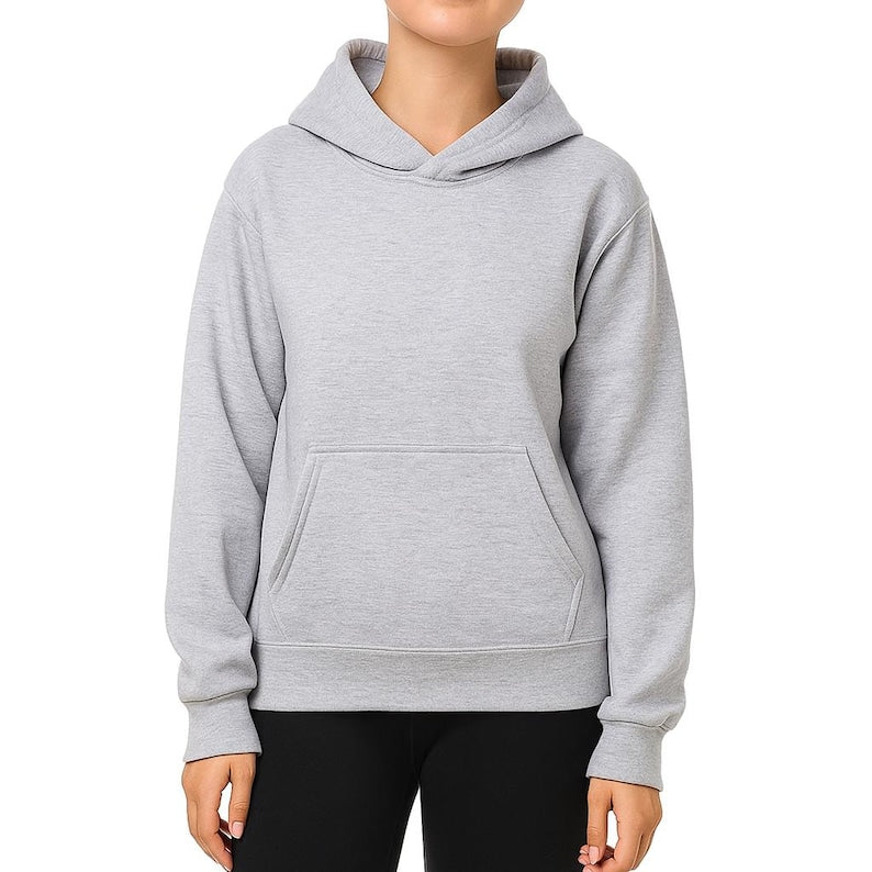 Women’s Cozy Fleece Hoodie | Warm Pullover Sweatshirt with Front Pocket