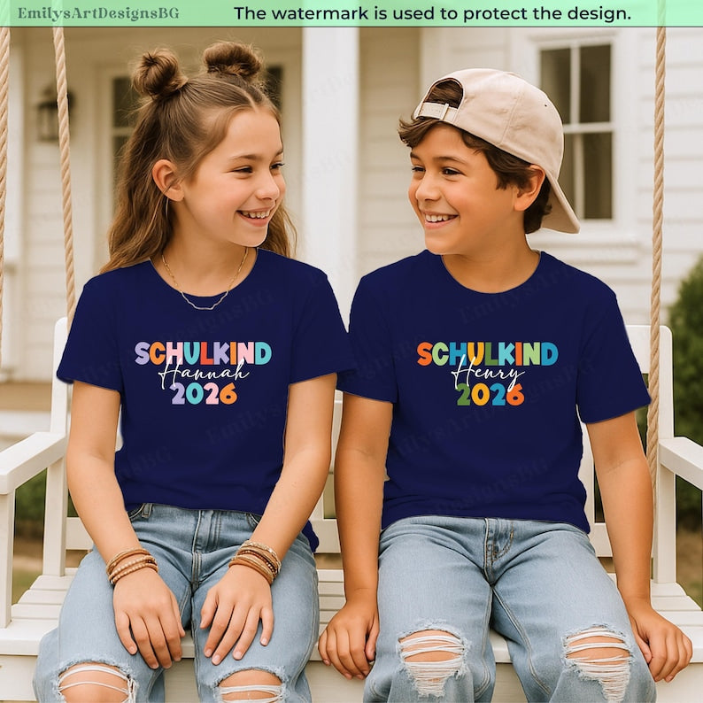 Schoolchild 2026 T-shirts: Schoolchild 2026 Gift, Custom Schoolchild 2026 T Shirt