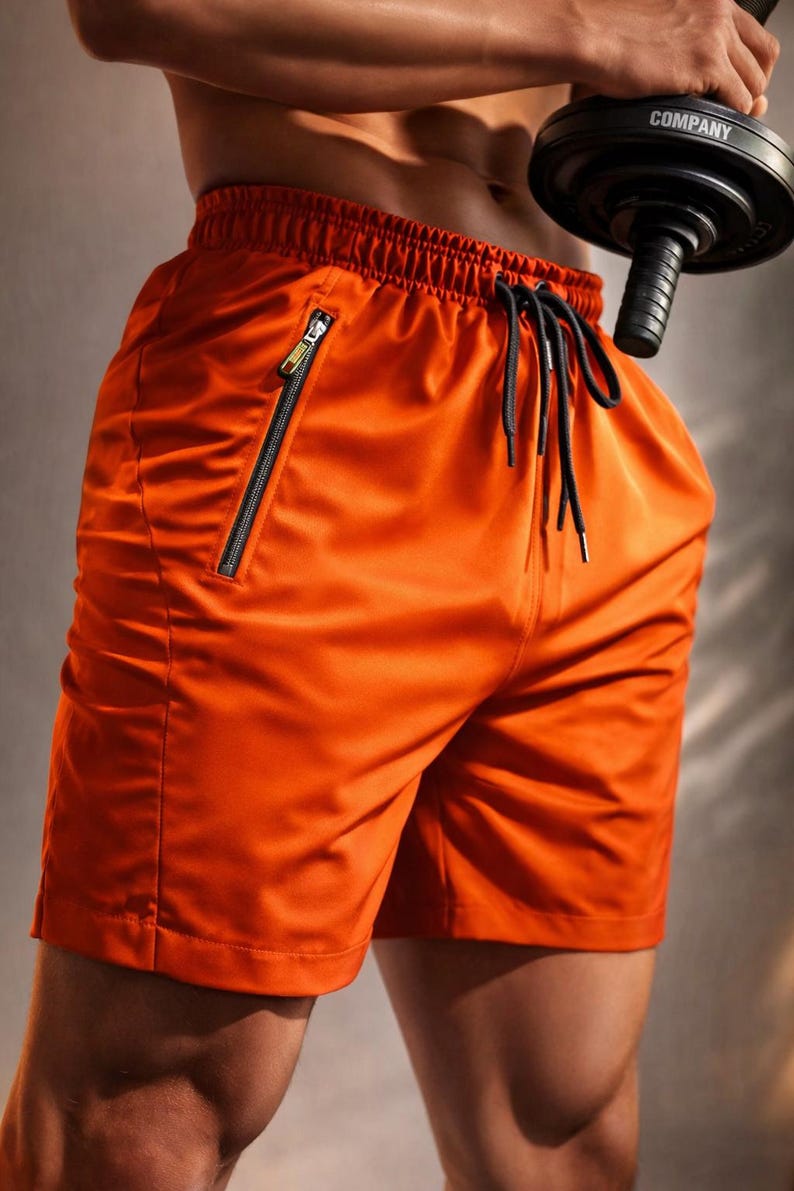 Men’s Quick Dry Gym Shorts Breathable Workout Running Training Sports Shorts