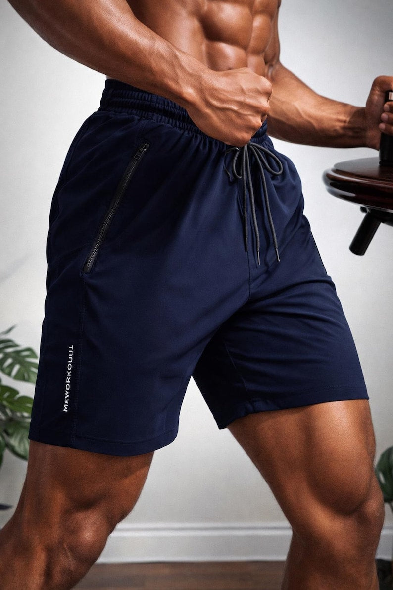 Men’s Quick Dry Gym Shorts Breathable Workout Running Training Sports Shorts