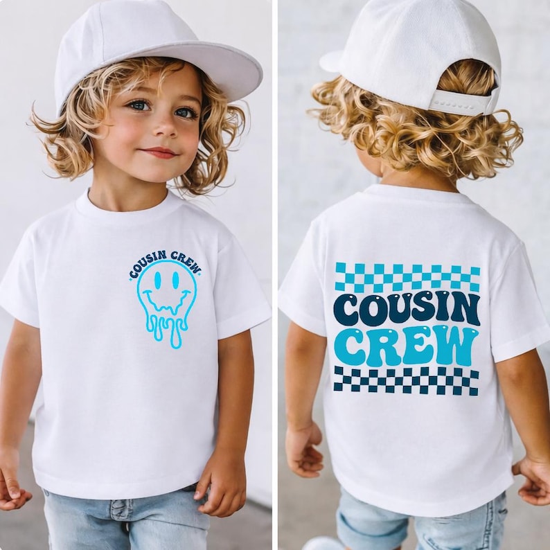 Cousin Crew Matching T Shirts, Kids Cousin Outfits
