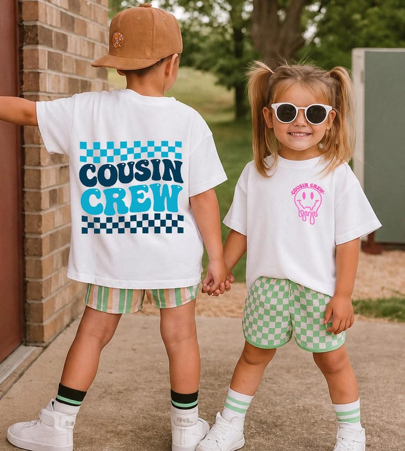 Cousin Crew Matching T Shirts, Kids Cousin Outfits
