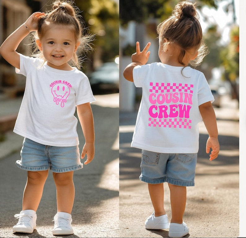 Cousin Crew Matching T Shirts, Kids Cousin Outfits