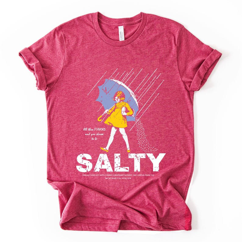 Salty Girl Tee: Women's Vintage Cotton Blend T-Shirt