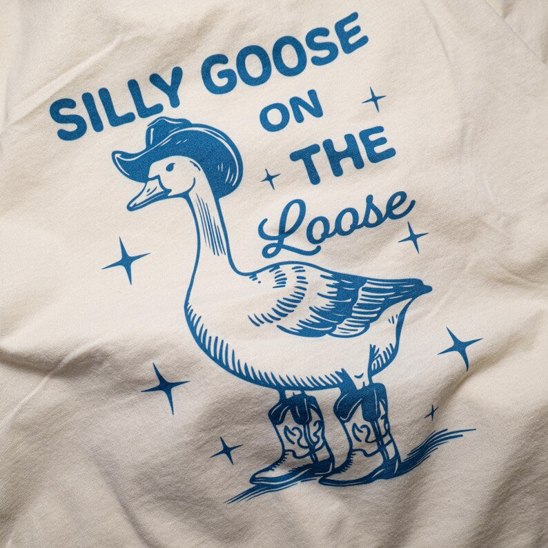 Silly Goose On The Loose Toddler Shirt - Funny Silly Goose Kids Shirt