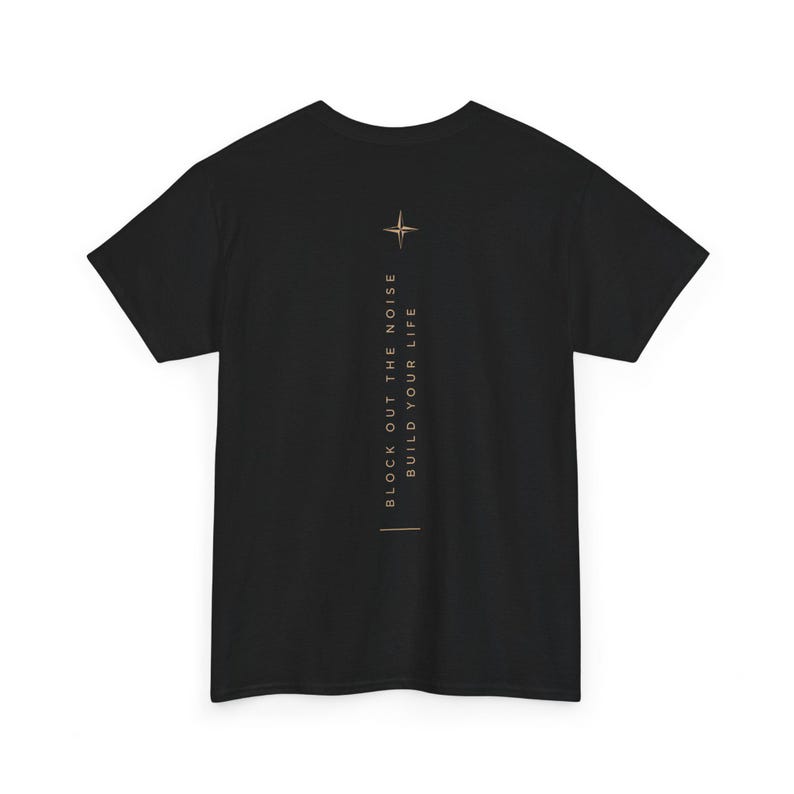 FOCUS Oversized T-Shirt, Minimalist Back Print Tee, Vintage Wash Unisex Graphic Shirt