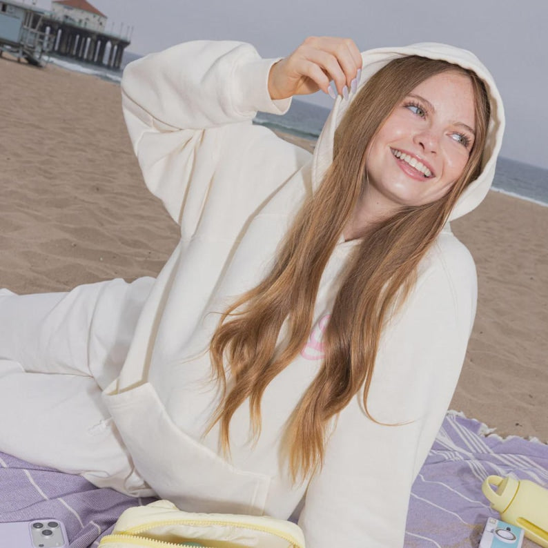Salish Matter Sincerely Yours Cream Hoodie, Sweet Life SY Oversized Hoodie