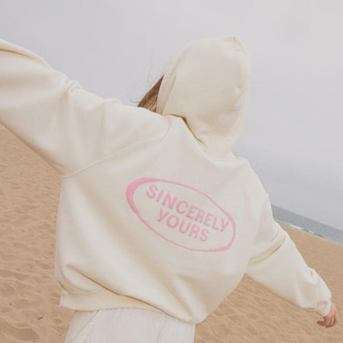 Salish Matter Sincerely Yours Cream Hoodie, Sweet Life SY Oversized Hoodie