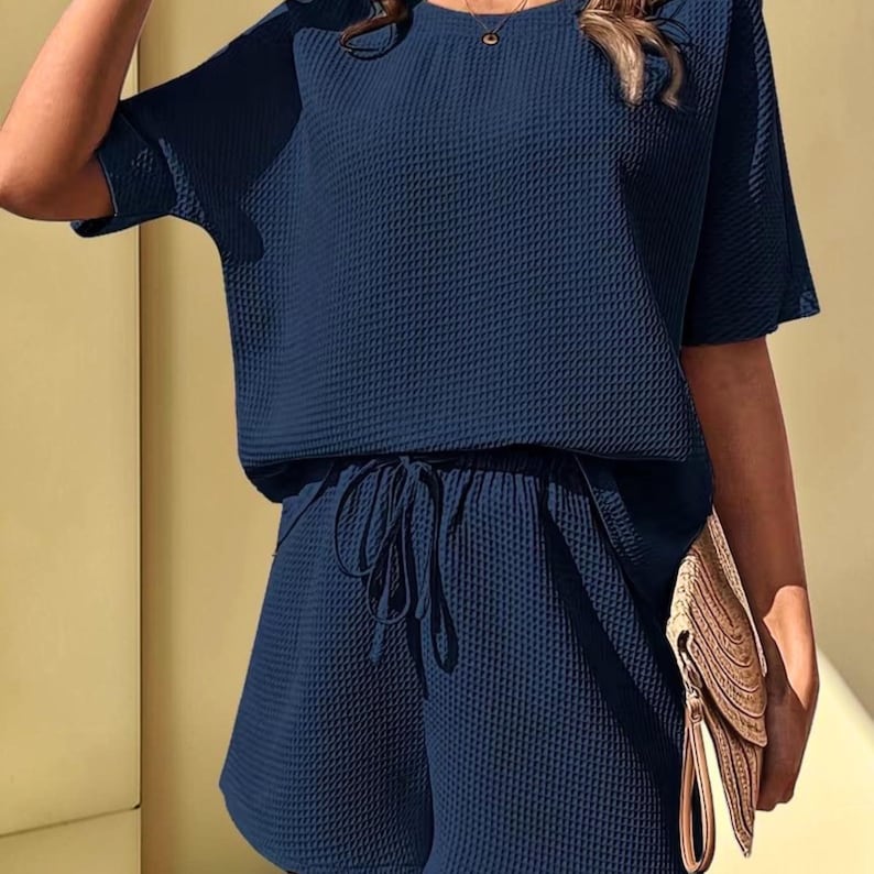 Women’s summer set 2 piece set, shirt and shorts